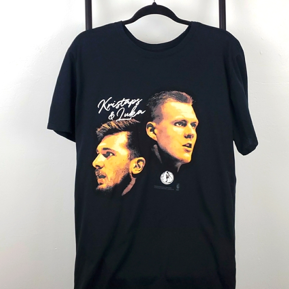 Kristaps Porsingis Luka Doncic Dallas Mavericks Dynamic Duo Performance t-shirt